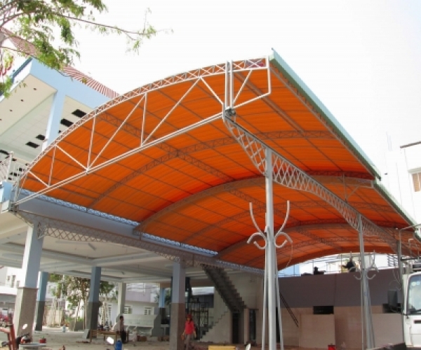 Mái Hiên cho nhà xe Quận 4