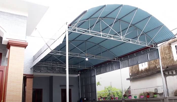 Thi Công Lắp Mái Tole Tại Quận Bình Thạnh, HCM